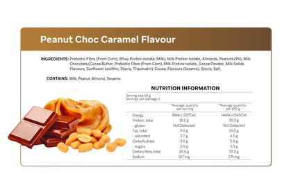 Peanut Choc Caramel Smart Protein Bar 60g