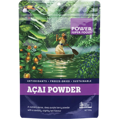 Power Super Foods
Acai Powder Certified Organic 100g