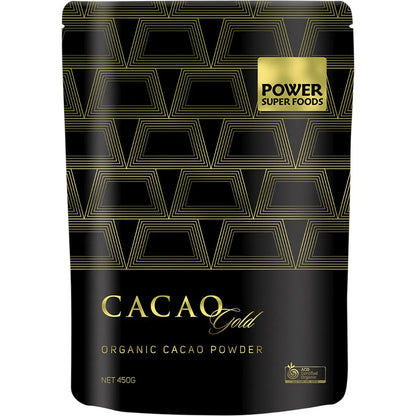 Power Super Foods
Cacao Gold Powder Certified Organic 450g