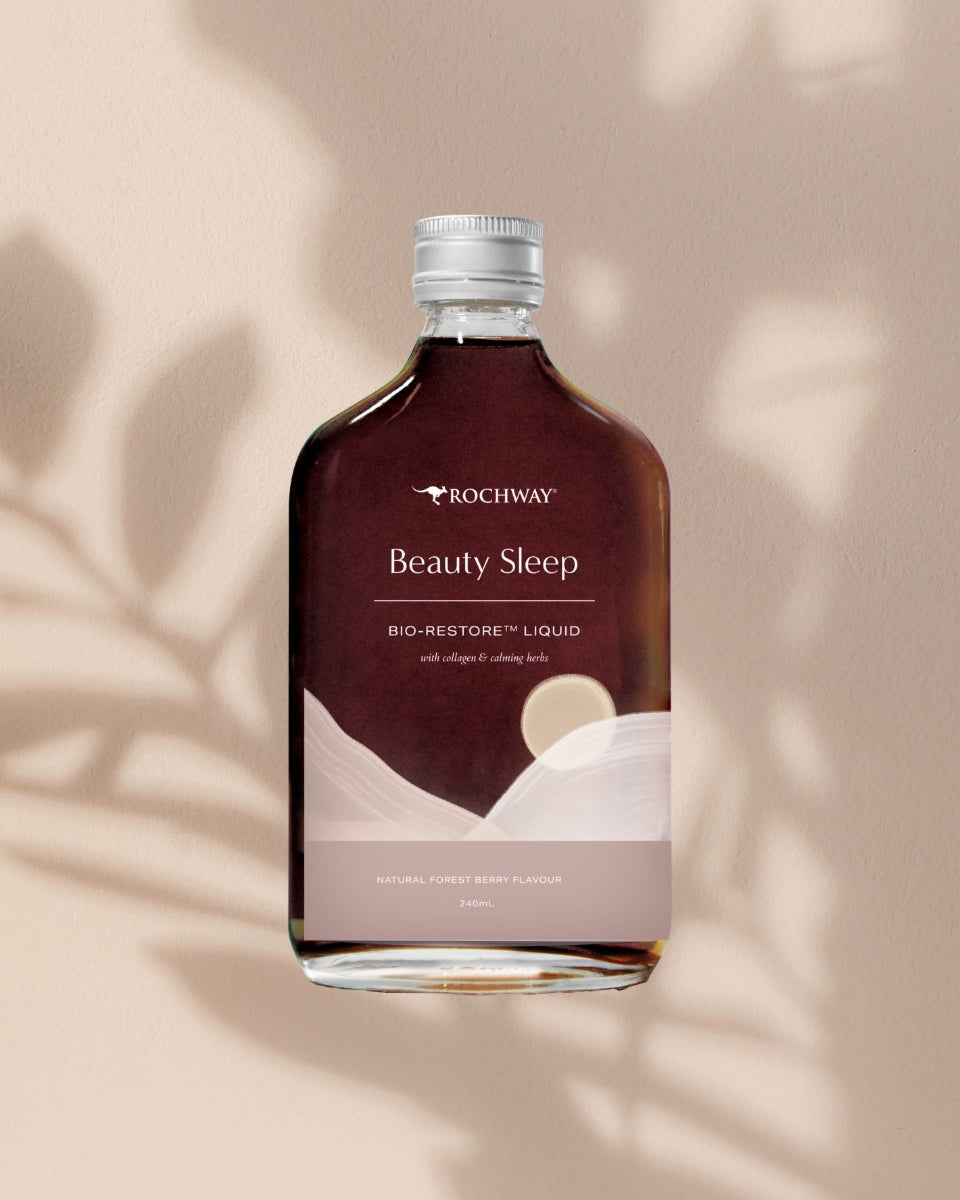 Beauty Sleep Biorestore Liquid Forest Berry Flavour 240ml background