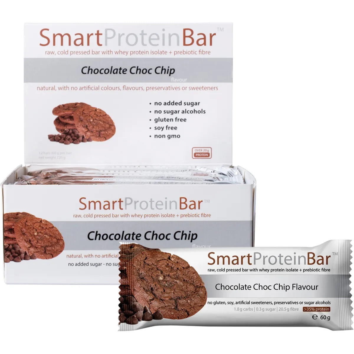 Chocolate Choc Chip Protein Bar 60g2