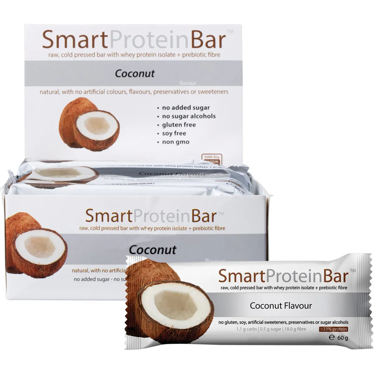 Coconut Protein Bar 60g2