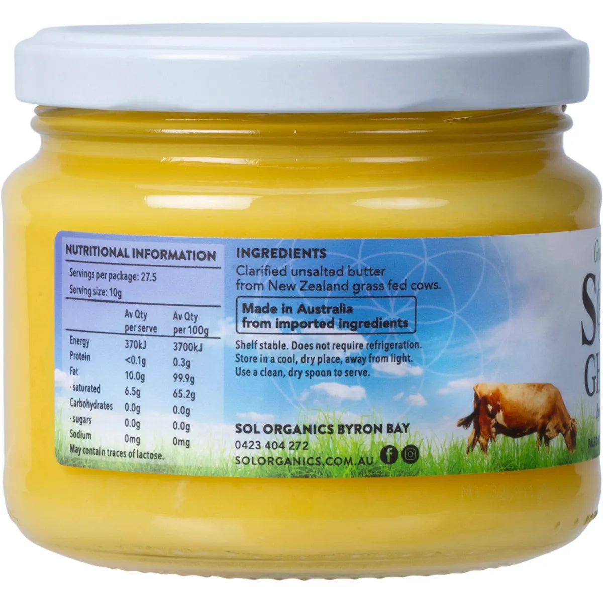 Grass Fed Ghee 275g 2