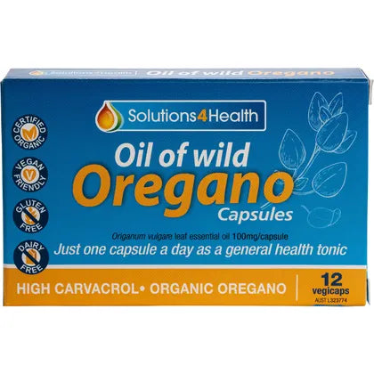 Oil of Wild Oregano VegeCaps 12 Caps