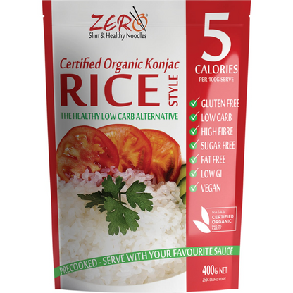 Certified Organic Konjac Rice Style 400g1