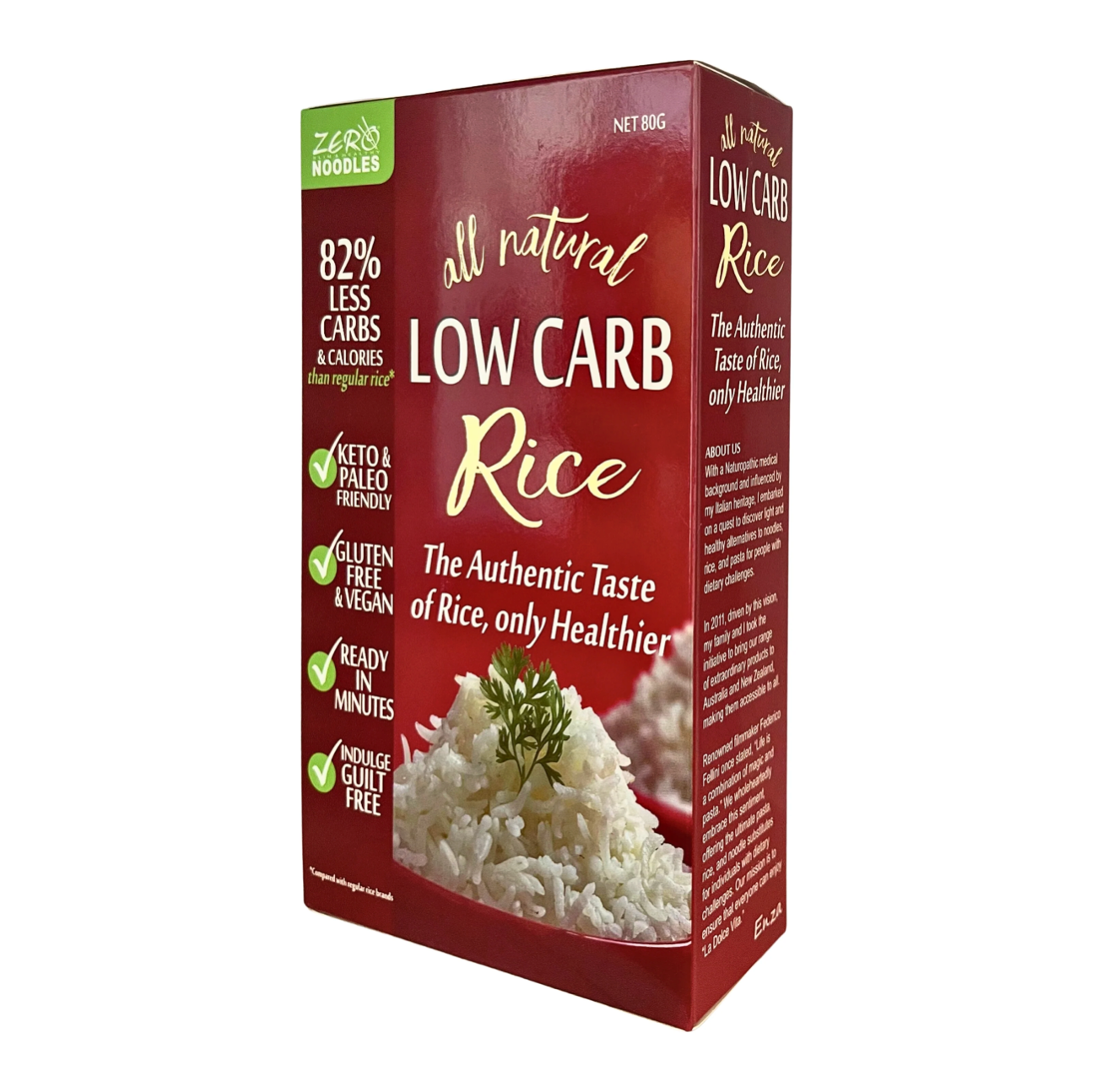 ZERO Low Carb Rice 80g