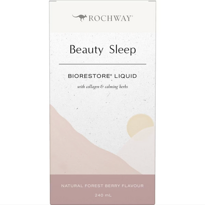 Beauty Sleep Biorestore Liquid Forest Berry Flavour 240ml box