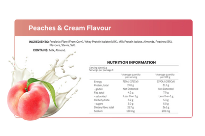 Peaches & Cream Flavour Protein Bar 60g