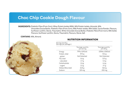 Choc Chip Cookie Dough Flavour Protein Bar 60g