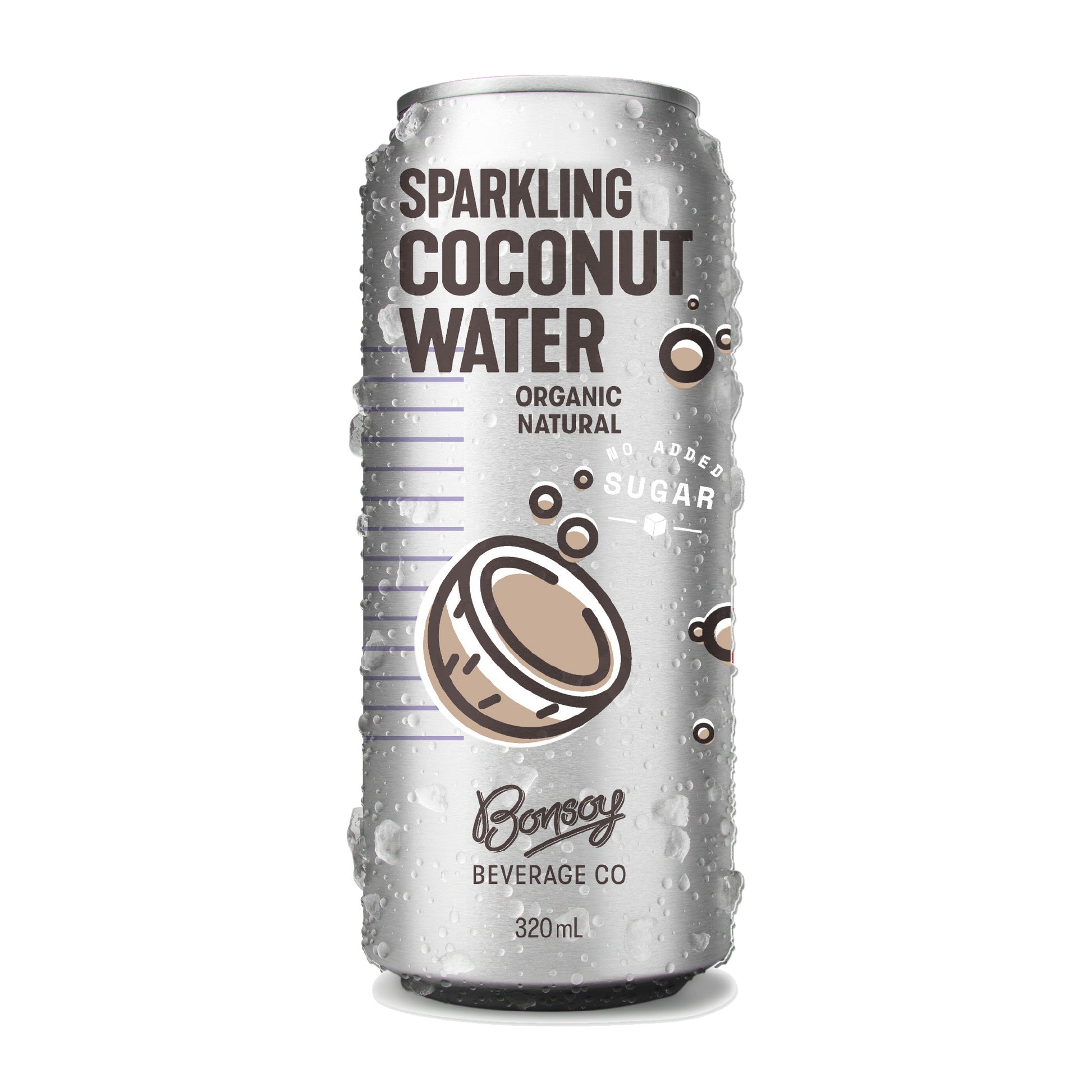 bonsoy Organic Sparkling Coconut Water 320ml