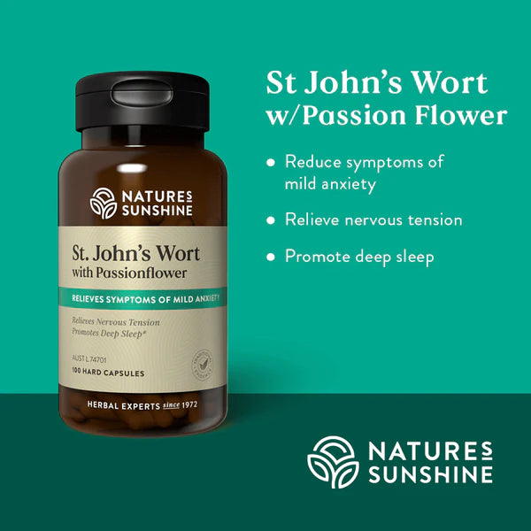 St. John's Wort with Passionflower 100 Capsules