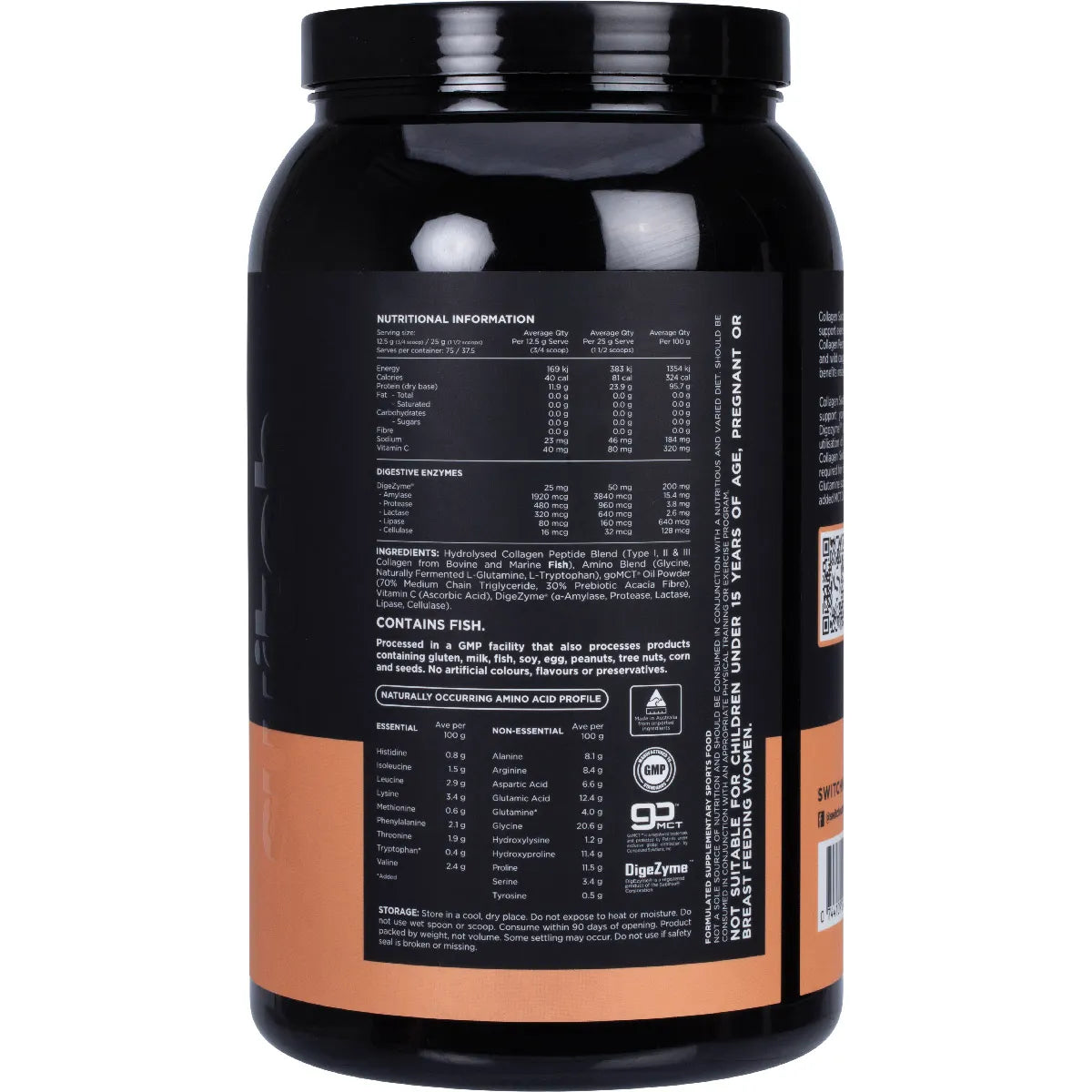 Hydrolysed Collagen Protein Unflavoured 938g