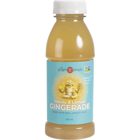 The Ginger People
Gingerade Honey & Lemon 360ml