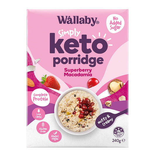 Keto Superberry Macadamia Porridge 240g