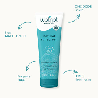 Wotnot
Natural Sunscreen SPF 50+ 125g