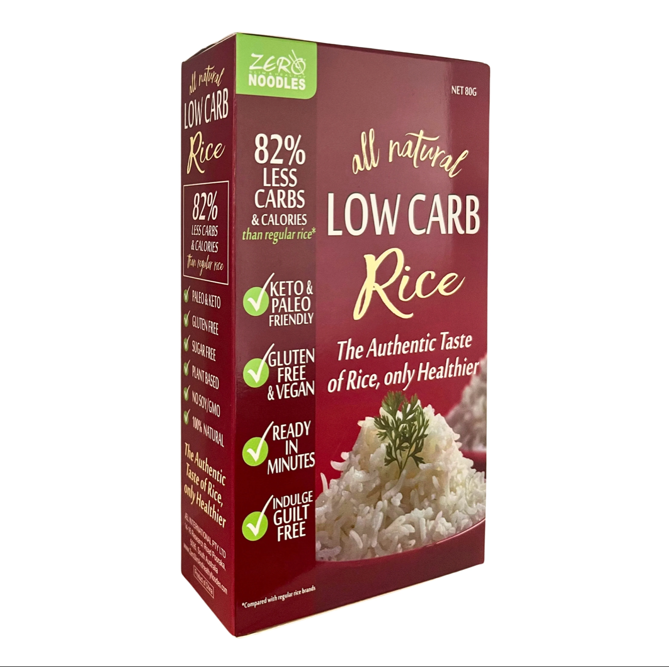 ZERO Low Carb Rice 80g